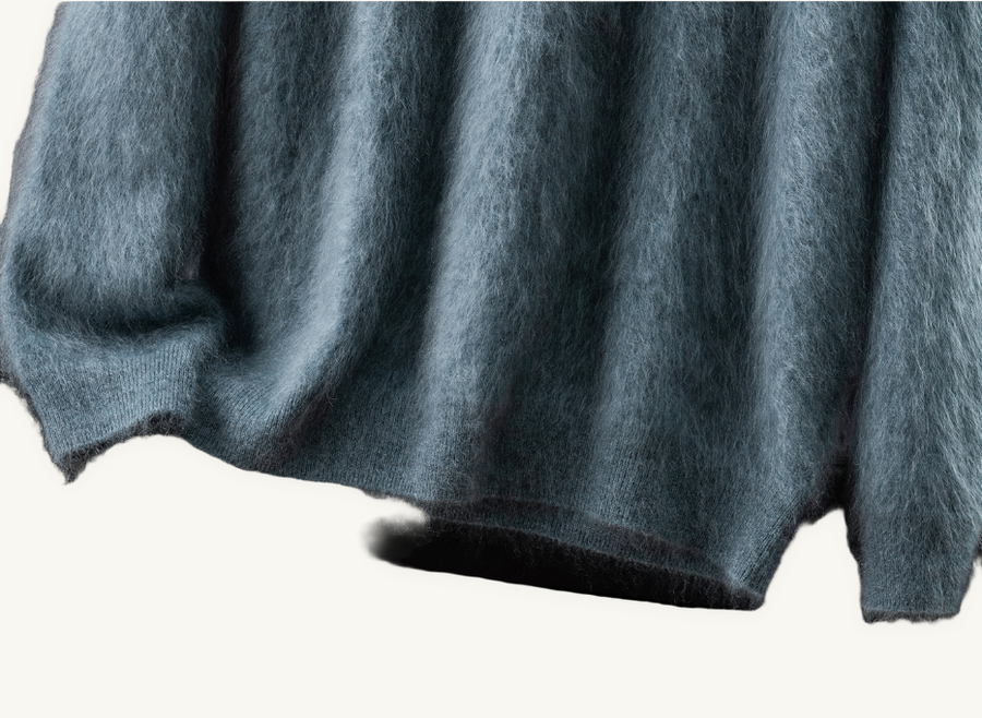 Harbor – Brushed Cashmere — Heather Blue