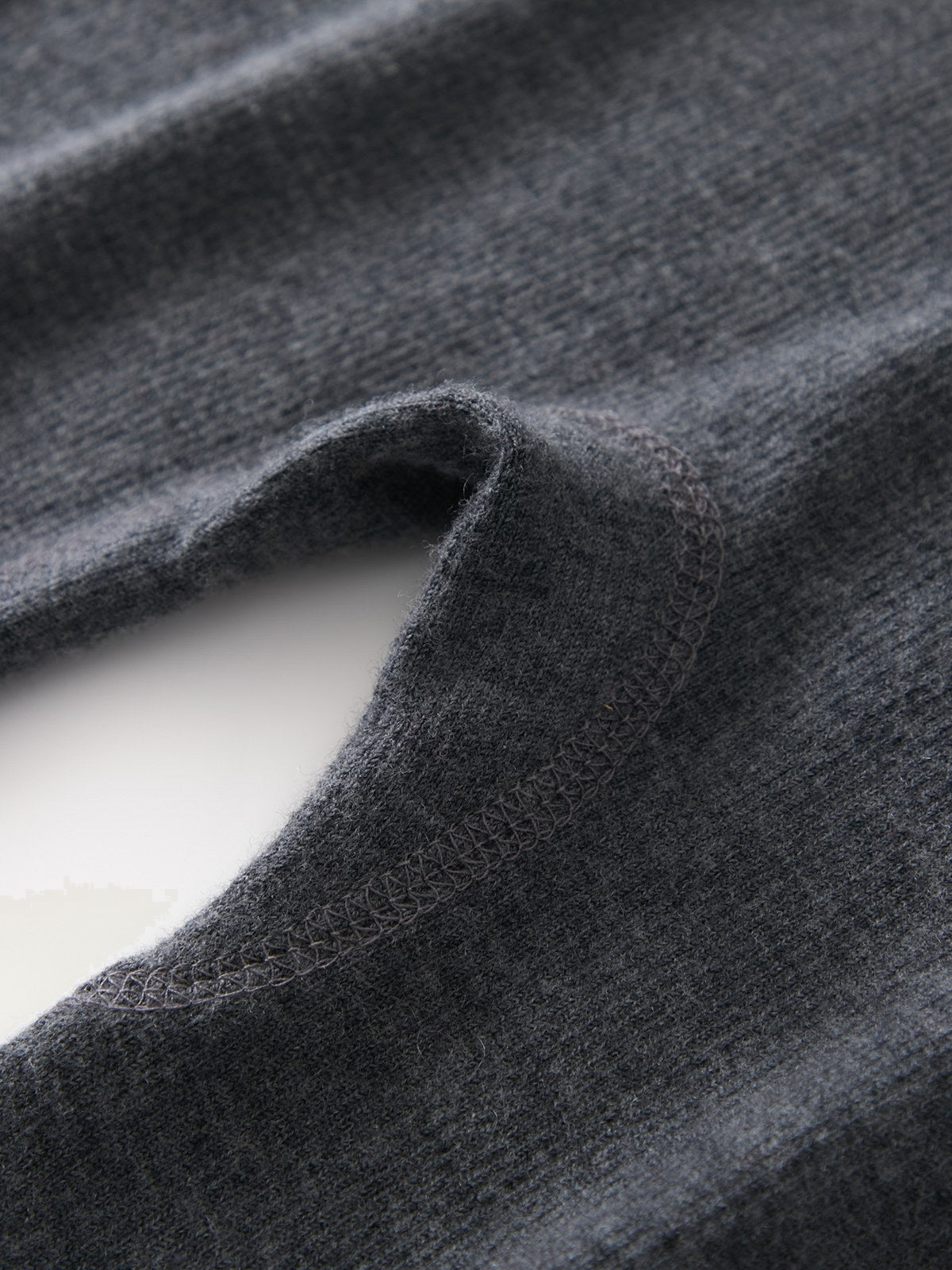 June — Charcoal — Seam detail